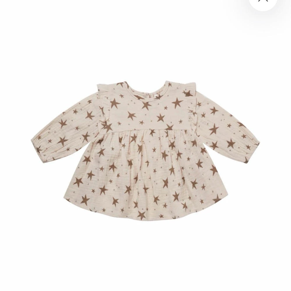 Rylee + Cru Piper Blouse - Grey stars